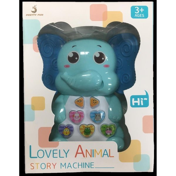 Texas Toy Distribution Lovely Musical Animal Elephant Electronic Activity Toy 126C